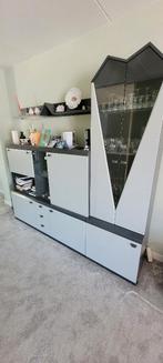 Wandmeubel + dressoir + salontafel, Huis en Inrichting, Kasten | Wandmeubels, Ophalen, Gebruikt, Glas, Met deur(en)