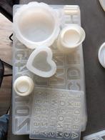 Mallen voor epoxy: letters groot en mini en meer, Verzenden, Gebruikt