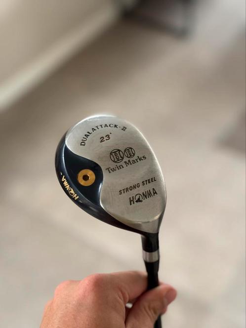 Honma Dualattack hybride 23 graden, Sport en Fitness, Golf, Zo goed als nieuw, Club, Overige merken, Ophalen