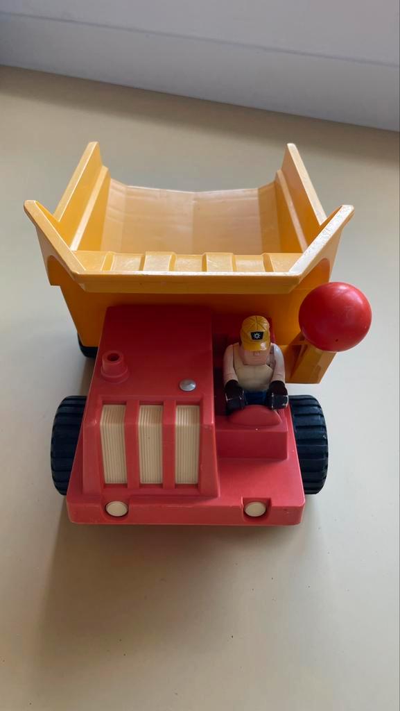 Vintage Fisher-Price 302 Husky Helper Dump Truck kiepwagen, Kinderen en Baby's, Speelgoed | Fisher-Price, Gebruikt, Auto of Voertuig