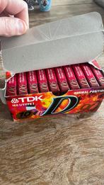 10 nieuwe gesealde TDK D90 cassette bandjes normal position, Cd's en Dvd's, Cassettebandjes, 2 t/m 25 bandjes, Overige genres