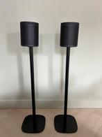 Yamaha MusicCast 20 set (2x) + Vebos standaarden – Zwart, Zo goed als nieuw, Minder dan 60 watt, Front, Rear of Stereo speakers