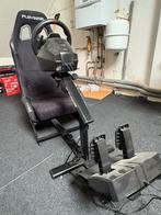 Playseat evolution alcantara evt met stuur en pedalen, Spelcomputers en Games, Ophalen, Zo goed als nieuw, Playseat of Racestoel