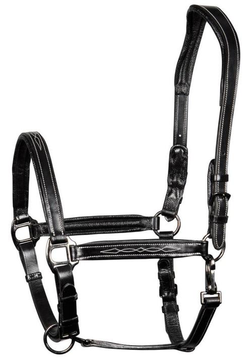 Harry's Horse Leren Halster Supreme, Zwart of Bruin, Dieren en Toebehoren, Paarden en Pony's | Hoofdstellen en Tuigage, Nieuw