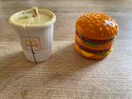 McDonalds frisdrankbeker en hamburger transformer vintage, Ophalen, Gebruikt, Overige typen