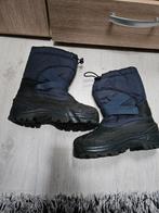 Kindersnowboot blauw zwart mt 35 zgan, Jongen of Meisje, Ophalen of Verzenden, Laarzen, Zo goed als nieuw