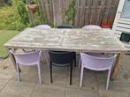 Sunyard Houten tuintafel incl. Stoelen!, Ophalen, Gebruikt, Hout, Stoel