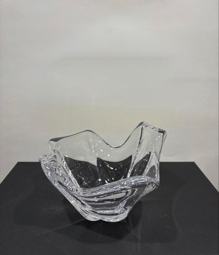 Vitage kristallen schaal van Baum, France - 1950s, Antiek en Kunst, Antiek | Glas en Kristal, Ophalen of Verzenden