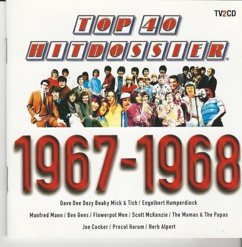Top 40 Hitdossier 1967-1968 = 2cd = 3,99, Cd's en Dvd's, Cd's | Verzamelalbums, Zo goed als nieuw, Pop, Ophalen of Verzenden