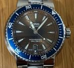 Oris (TT1 Diver/Date) blue, Sieraden, Tassen en Uiterlijk, Horloges | Heren, Ophalen of Verzenden, Zo goed als nieuw, Staal, Overige merken