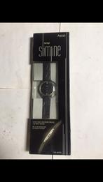 Horloge Slimline(Dames/Heren/Kinderen)Nieuw, Sieraden, Tassen en Uiterlijk, Overige merken, Leer, Polshorloge, Nieuw