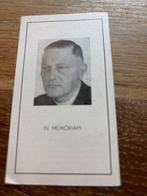 Bidprentje Willibrordus Ruurd de Jong, Ophalen of Verzenden, Bidprentje