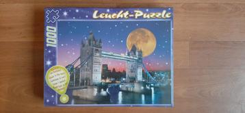 Fluoriserende puzzel 1000 stukjes Tower Bridge *NIEUW*   beschikbaar voor biedingen