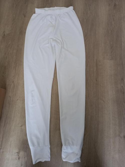 Lange thermobroek wit maat M, Kleding | Dames, Wintersportkleding, Zo goed als nieuw, Broek, Maat 38/40 (M), Ophalen of Verzenden