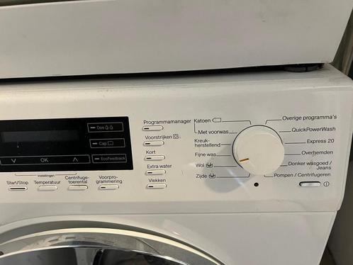 Miele Wasmachine + Droger Set, topkwaliteit!, Witgoed en Apparatuur, Wasmachines, Gebruikt, 6 tot 8 kg, 85 tot 90 cm, 1600 toeren of meer