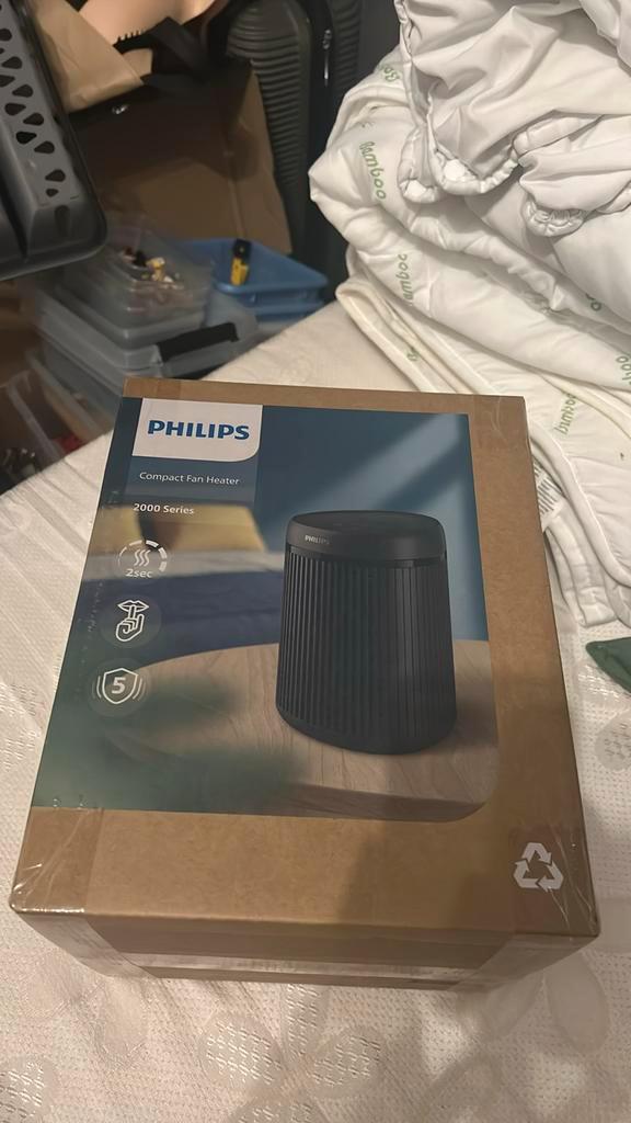 Nieuw in doos – Philips Compact Fan Heater (2000 Series), Huis en Inrichting, Kachels, Nieuw, Overige soorten, Elektrisch, Ophalen of Verzenden