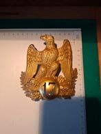 17de regiment "shako" plaat Napoleon 1852 Zeldzaam, Ophalen of Verzenden, Landmacht, Overige gebieden, Embleem of Badge