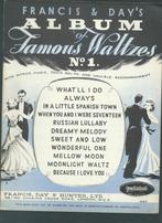 Francis & Days Album Famous Waltzes no. 1, Muziek en Instrumenten, Gebruikt, Zang, Ophalen of Verzenden, Artiest of Componist