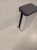 Prullenbak hoog en smal schadevrij, Ophalen of Verzenden, Gebruikt, Minder dan 50 cm
