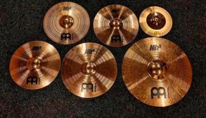 Mb 8 meinl set + extra, Muziek en Instrumenten, Instrumenten | Toebehoren, Zo goed als nieuw, Drums of Percussie, Ophalen of Verzenden