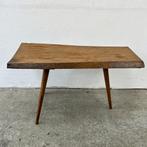 Vintage bijzettafeltje plantentafel - hout - natuurlijk, Minder dan 45 cm, Gebruikt, Onbekend, Onbekend