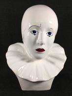 Pierrot vintage design keramiek buste beeld 1980’s, Ophalen of Verzenden