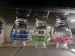 3x prachtige kristal glazen merk Flirt  by R&B, Verzamelen, Ophalen of Verzenden, Zo goed als nieuw, Overige typen