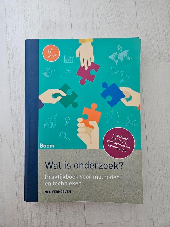 Wat is onderzoek?, Boeken, Studieboeken en Cursussen, Zo goed als nieuw, HBO, Ophalen of Verzenden