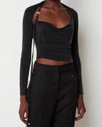 JACQUEMUS Peplo top NIEUW waarde € 390 - ORIGINEEL, Zwart, Nieuw, Lange mouw, Jacquemus