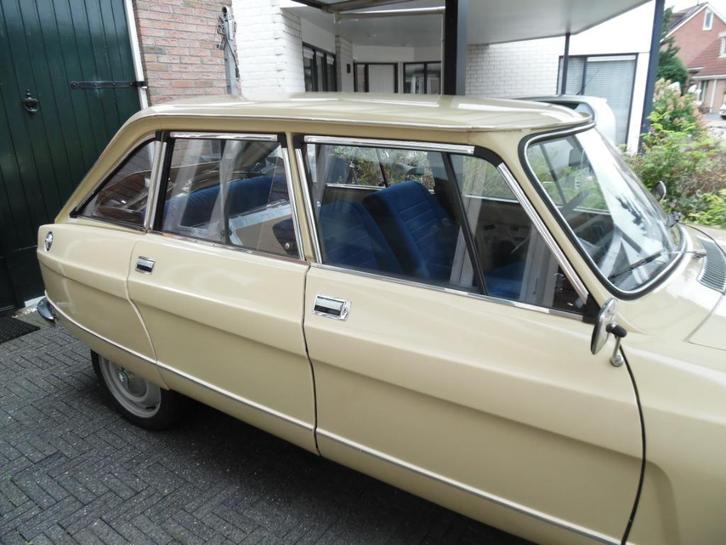 Citroën Ami 8 de Luxe/ 1972, Auto's, Citroën, Particulier, Benzine, Hatchback, Geïmporteerd, Beige, Zwart, Stof, Ophalen