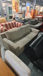 Grijze Bank 190 cm, Huis en Inrichting, Banken | Bankstellen, Ophalen, Gebruikt, 150 tot 200 cm, Tweepersoons