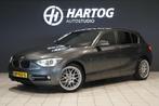 BMW 1-serie 116d High Executive AUT. + SPORTSTOELEN / LEDER, Auto's, BMW, Euro 5, Zwart, 4 cilinders, Leder