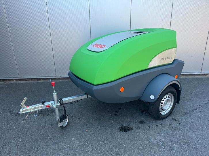 DIBO JMB-S 250/15 hogedruktrailer 2025, Tuin en Terras, Hogedrukreinigers, Zo goed als nieuw, Elektrisch, Met regelbare waterdruk