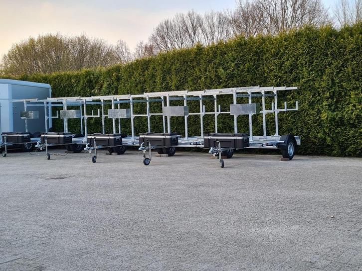 Te koop nieuwe steigeraanhanger aanhanger euroscaffold, Doe-het-zelf en Verbouw, Steigers, Nieuw, Overige typen, Ophalen