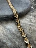 14k Gouden Massieve Armband, Ophalen of Verzenden, Zo goed als nieuw, Goud