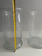 Riviera Maison vaas 2x, Overige kleuren, Ophalen of Verzenden, Minder dan 50 cm, Glas