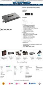 Musway SIX100 6 kanaals versterker 6 x 200W RMS, Audio Design, Nieuw, Am Breilingsweg 3, 76709 Kronau, Duitsland, Ophalen of Verzenden