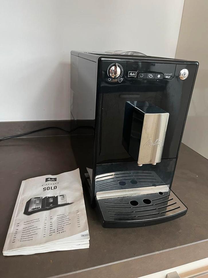 Melitta Caffeo Solo Koffiemachine - volautomatisch, Witgoed en Apparatuur, Koffiezetapparaten, Gebruikt, Koffiebonen, Koffiemachine
