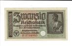 Duitsland 20 reichsmark met swastika, Postzegels en Munten, Bankbiljetten | Europa | Niet-Eurobiljetten, Duitsland, Verzenden