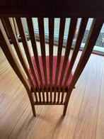 eetkamerstoelen 6 stuks, Ophalen, Bruin, Klassiek, Zo goed als nieuw