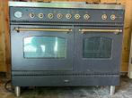 Boretti gasfornuis met grilplaat dubbele oven, Ophalen, Gebruikt, 60 cm of meer, Gas