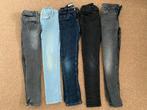 Pakket jeans spijkerbroek 128 122, Jongen of Meisje, Gebruikt, Ophalen of Verzenden, Broek
