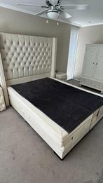 Boxspring elektrisch 160 x 210, Ophalen, Verstelbaar, Tweepersoons, Zo goed als nieuw