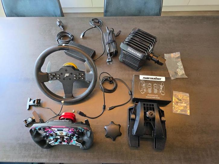 Fanatec CSL DD 8nm Set – QR2 Pro | Formula V2.5X + P1 V2, Computers en Software, Joysticks, Zo goed als nieuw, Ophalen