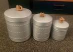 3 aluminium voorraadbussen, Ophalen of Verzenden, Zo goed als nieuw, Pot, Bus of Blik