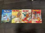 4 Zeldzame Tom Poes stripboeken - Uniek voor de verzamelaar, Gelezen, Marten Toonder, Ophalen of Verzenden, Meerdere stripboeken