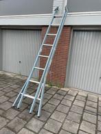Dirks ladder 2 x 8, Doe-het-zelf en Verbouw, Ladders en Trappen, Ophalen, Ladder, Opvouwbaar of Inschuifbaar, 4 meter of meer