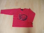 VILLA HAPP jongens longsleeve shirt rood lange mouw maat 116, Villa Happ, Ophalen of Verzenden, Zo goed als nieuw, Shirt of Longsleeve