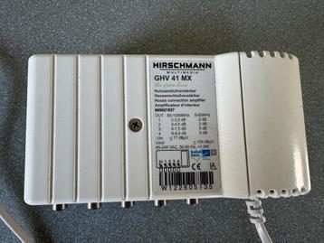 Hirschmann GHV 41 MX coax versterker 4 aansluitingen beschikbaar voor biedingen