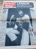 MELODY MAKER 1971 JOHNNY CASH John Lennon ERIC CLAPTON, Boeken, Ophalen of Verzenden, Muziek, Film of Tv
